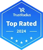 TrustRadius Top Rated 2024 badge
